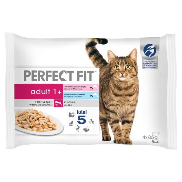 Perfect Fit alutasakos macskaeledel 4x85g halas sterile