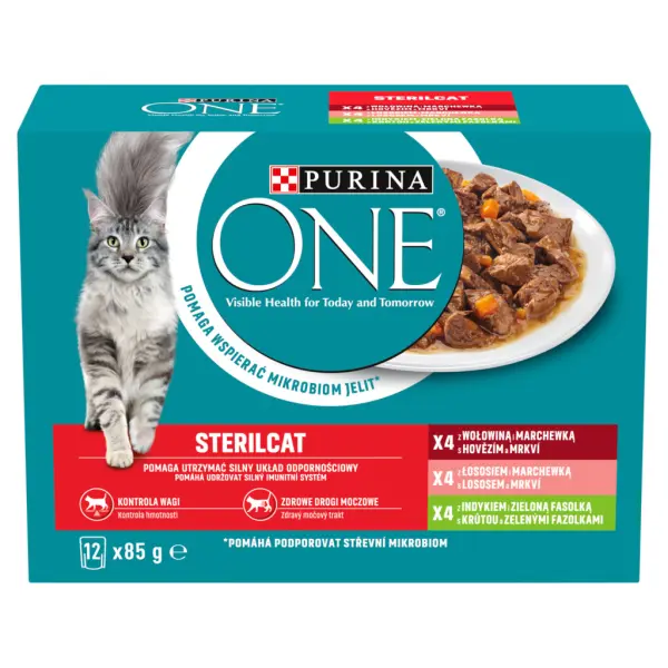 Purina One Sterilcat teljes értékű állateledel felnőtt macskák számára 12 x 85 g