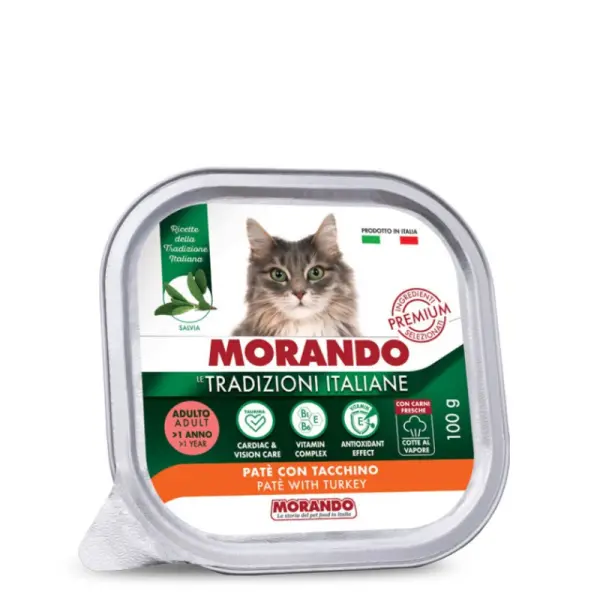Morando TI pástétom macskáknak 100g pulykahússal