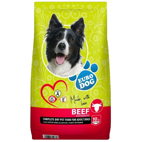 Eurodog száraz kutyaeledel 10kg Marha
