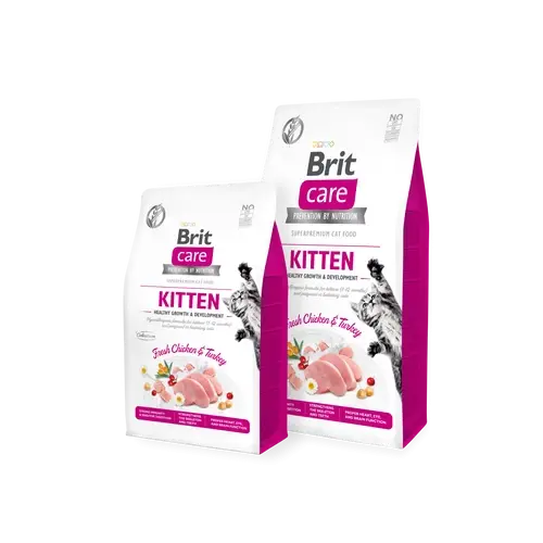 BRIT Care Macskatáp - Kitten Pulyka Csirke  400g