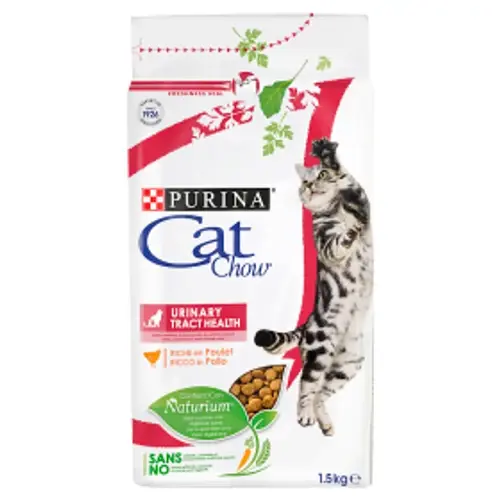 CAT CHOW Macskatáp - Adult Urinary Tract Health Csirkében Gazdag 15kg