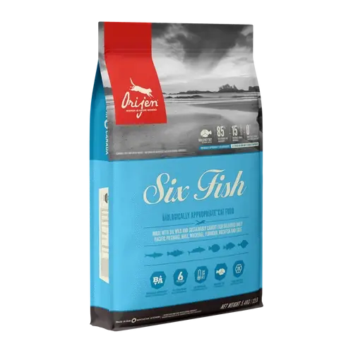 ORIJEN Macskatáp - Six Fish 5,4kg