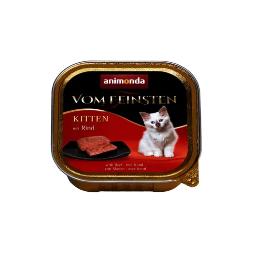 ANIMONDA Macska Alutálkás - Feinsten Kitten Marha 100g