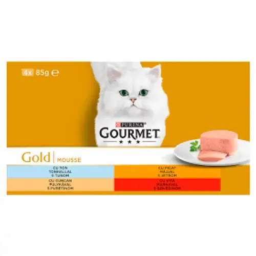 GOURMET GOLD Macska Konzerv - Dobozos Pástétom 4x85g
