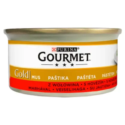 GOURMET GOLD Macska Konzerv - Pástétom Marhával 85g
