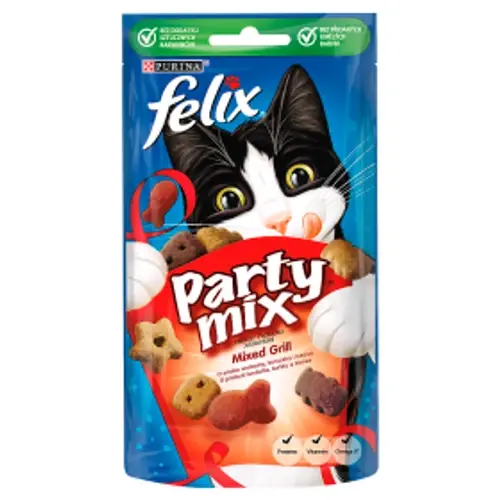 FELIX Macska Jutalomfalat - Party Mix Mixed Grill 60g