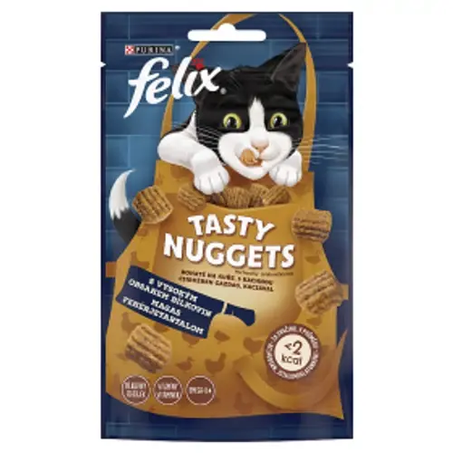 FELIX Macska Jutalomfalat - Tasty Nuggets Csirke Kacsa 50g