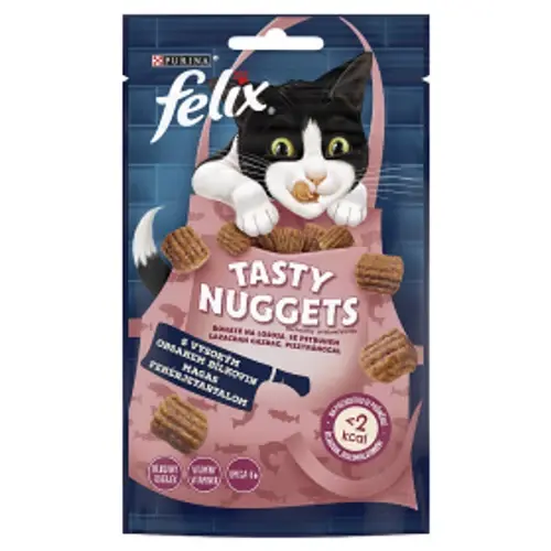 FELIX Macska Jutalomfalat - Tasty Nuggets Lazac 50g