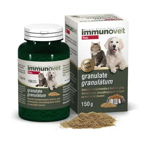 IMMUNOVET Kutya Macska Immunerősítő - Granulátum 150g