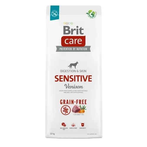 BRIT Care Kutyatáp - Adult Skin & Digestion Sensitive Venison & Potato  1kg