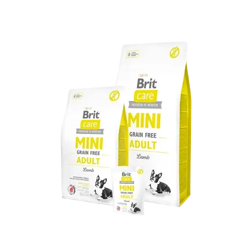 BRIT Care Kutyatáp - Grain Free Mini Adult Lamb 2kg