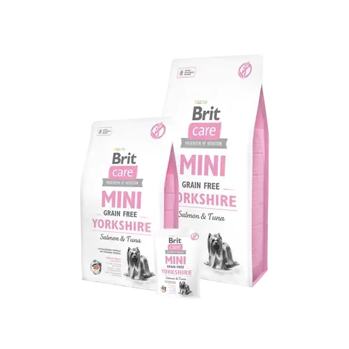 BRIT Care Kutyatáp - Grain Free Mini Adult Yorkshire Lazac-Tonhal 2kg