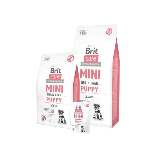 BRIT Care Kutyatáp - Grain Free Mini Puppy Lamb  400g