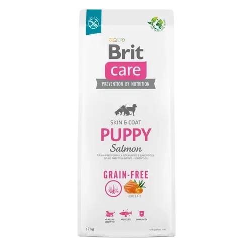 BRIT Care Kutyatáp - Grain Free Puppy Skin & Coat Salmon Potato  3kg