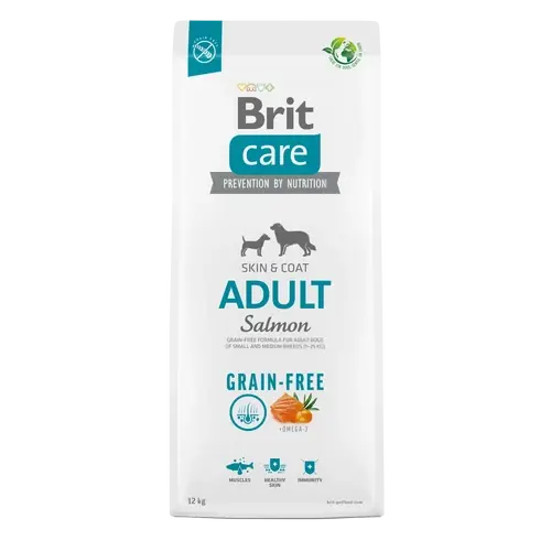 BRIT Care Kutyatáp - Grain Free Skin & Coat Adult Salmon Potato  3kg
