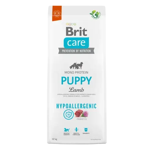 BRIT Care Kutyatáp - Hypoallergenic Puppy Lamb & Rice  1kg