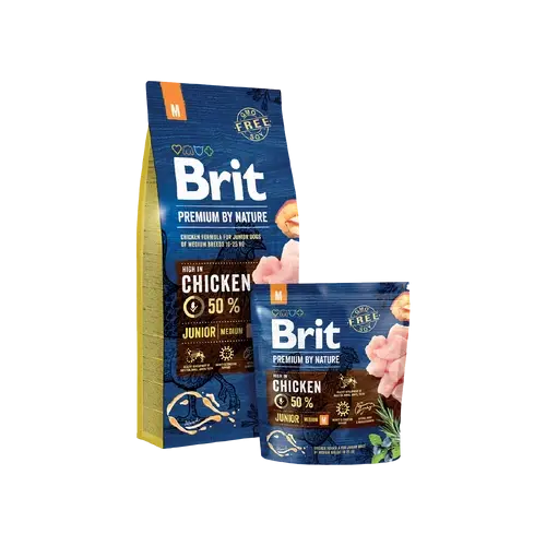 BRIT Prémium by Nature Kutyatáp - Adult M  3kg