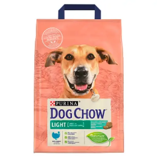 DOG CHOW Kutyatáp - Adult Light Pulykával  2,5kg