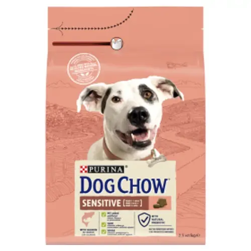 DOG CHOW Kutyatáp - Adult Sensitive Lazaccal  2,5kg