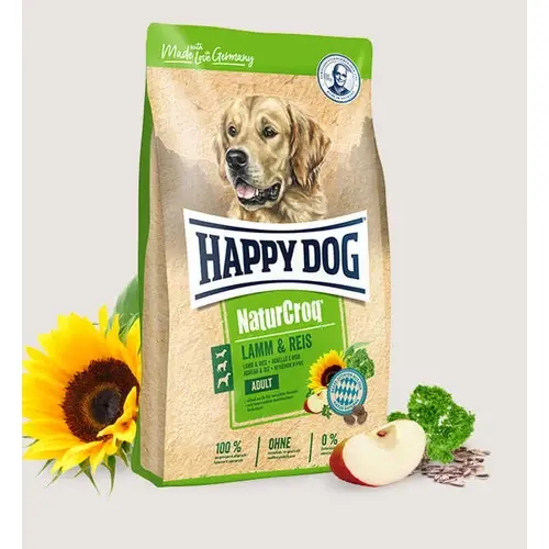 Happy Dog Kutyatáp - Natur Croq Lamm/Reis 15kg