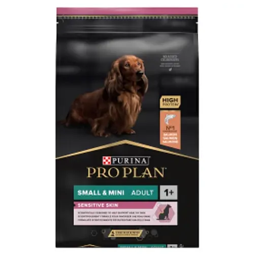 PRO PLAN Kutyatáp - Small & Mini Adult Sensitive Skin Lazacban Gazdag 7kg