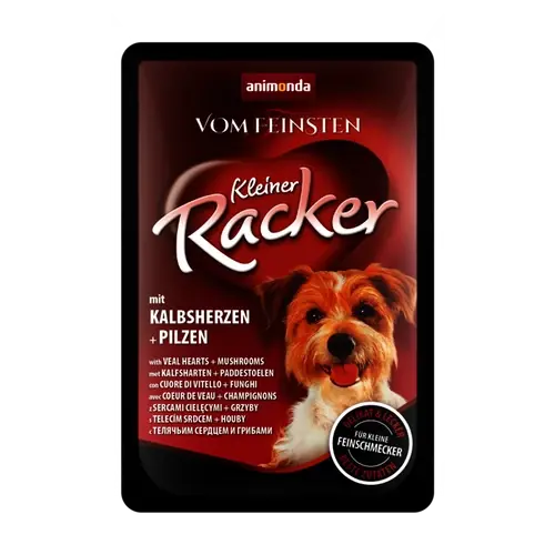 ANIMONDA Kutya Alutasakos - Feinstein Racker Adult Borjúszív gomba 85g