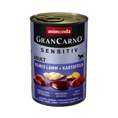 ANIMONDA Kutya Konzerv - Grancarno Sensitiv Adult Bárány Burgonya 400g