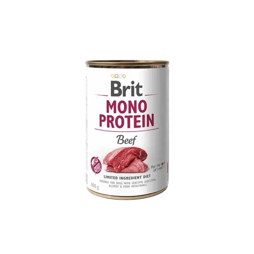 BRIT Care Mono Protein Kutya Konzerv - Adult Beef 400g