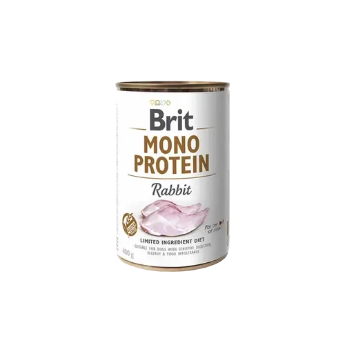 BRIT Care Mono Protein Kutya Konzerv - Adult Rabbit 400g