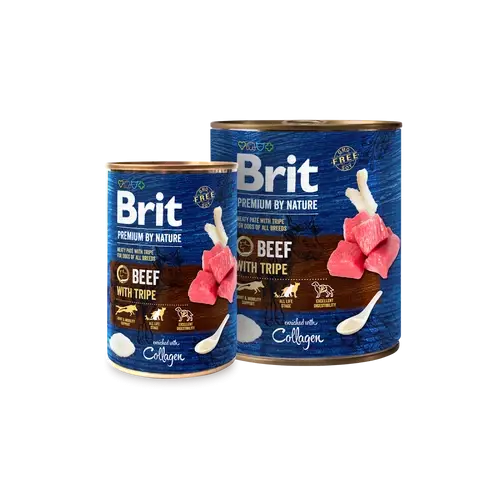 BRIT Paté & Meat Kutya Konzerv - Adult Beef With Tripes 800g