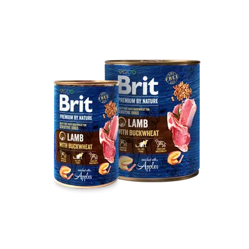 BRIT Paté & Meat Kutya Konzerv - Adult Lamb With BuckWheat 800g