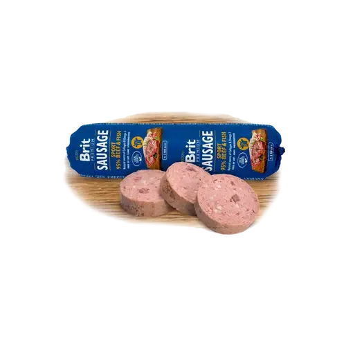 BRIT Prémium Kutya Szalámi - Adult Sport Beef-Fish 800g
