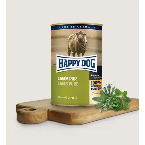 Happy Dog Kutya Konzerv - Lamm Pur (Bárány) 800g