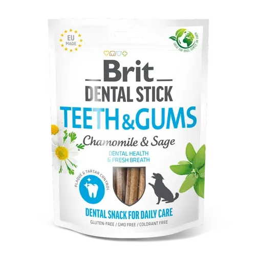 BRIT Care Kutya Jutalomfalat - Dental Stick Adult Teeth&Gums 251g