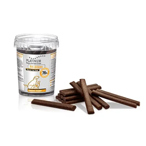 PLATINUM Kutya Jutalomfalat - Fit Sticks Csirke+Nyúl 300gr
