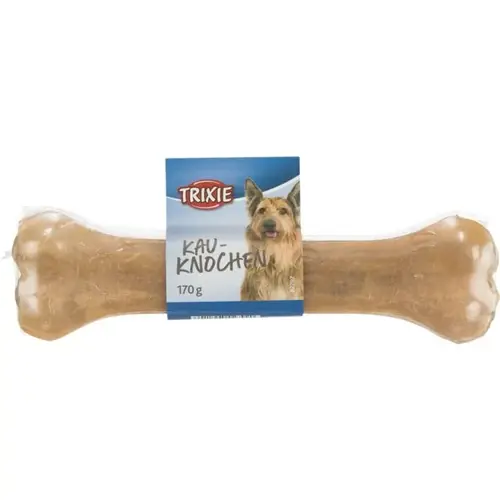TRIXIE Kutya Jutalomfalat - Bőr Csont Préselt csom 22cm 230g