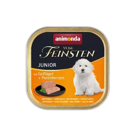 ANIMONDA Kutya Alutálkás - Vom Feinsten Junior 150g - Baromfi, Pulykaszív
