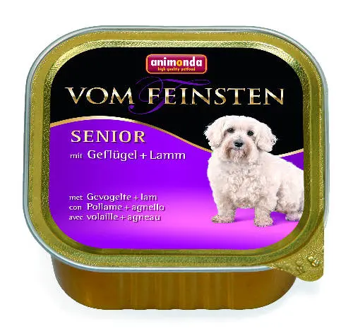 ANIMONDA Kutya Alutálkás - Vom Feinsten Senior 150g - Baromfi, Bárány